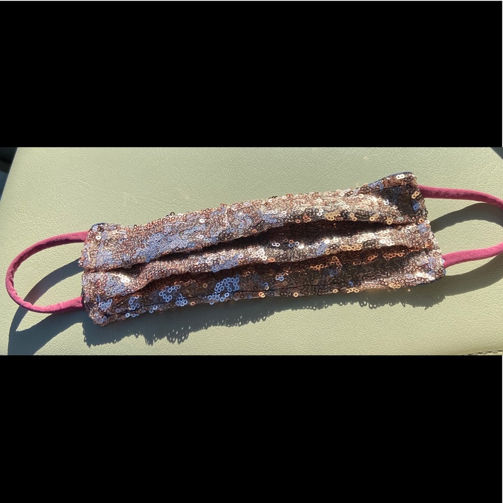 Hand crafted Rose Gold Face Mask!!!!